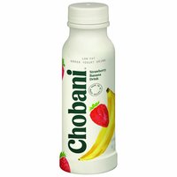 Chobani Greek Yogurt Drink, Low-Fat, Strawberry Banana, 7 Ounce