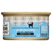 I and Love and You Cat Food, Oh My Cod! Pate, 3 Ounce