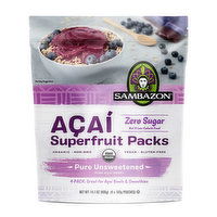 Sambazon Acai Unsweetened, 4 Each