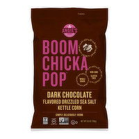 Angie's Boom Chicka Pop Dark Chocolate Flavored Drizzled Sea Salt Kettle Corn, 5.5 Ounce