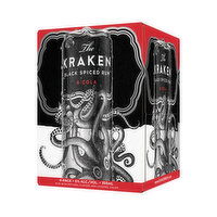 Kraken & Cola Ready to Drink Cocktails (4-pack), 1420 Millilitre