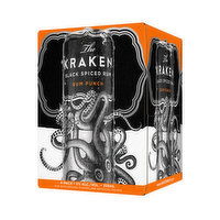 Kraken Rum Punch Ready to Drink Cocktails (4-pack), 1420 Millilitre