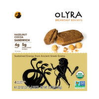 Olyra Hazelnut Cocoa Sandwich Breakfast Biscuits, 5.3 Ounce