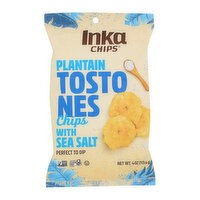 Inka Tostones Plantain Chips Sea Salt, 4 Ounce