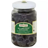 Minasso Olives, Oil Cured, 8.8 Ounce