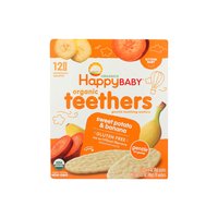 Happy Baby Organics Teethers, Sweet Potato & Banana, 1.7 Ounce