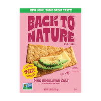 Back To Nature Pink Himalayan Salt Flatbread Crackers, 5 Ounce