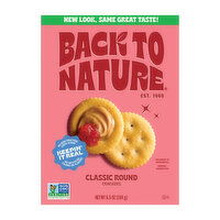 Back To Nature Classic Rounds Crackers, 6.5 Ounce