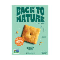Back To Nature Cheezy Crackers, 5 Ounce