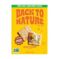 Back To Nature Crispy Wheat Crackers, 6.5 Ounce