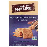 Back to Nature Harvest Whole Wheat Crackers, 8.5 Ounce