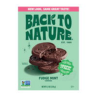 Back To Nature Fudge Mint Cookies, 5.5 Ounce
