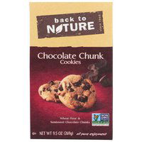 Back To Nature Chocolate Chunk Cookies, 9.5 Ounce