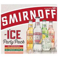Smirnoff Ice, Party Pack, Bottles (Pack of 12), 144 Ounce
