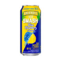 Smirnoff Ice Smash Blue Raspberry Lemonade, 16 Ounce