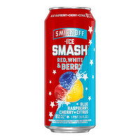 Smirnoff Ice Smash Red White and Berry, 16 Ounce