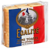 Egalite Mini Toasts, 2.82 Ounce