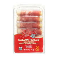 Salumi Prosciutto & Mozzarella Salumi Rolls, 4 Ounce