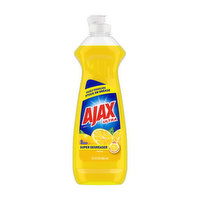 Ajax Ultra Super Degreaser Liquid Dish Soap, Lemon, 12.4 Ounce