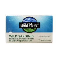 Wild Planet Sardines in Extra Virgin Olive Oil, Boneless, 4.25 Ounce