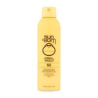 Sun Bum Kids Broad Spectrum Clear Sunscreen Spray, SPF 50, 6 Ounce