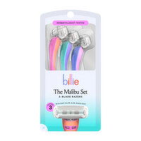 Billie The Malibu Set 3-Blade Razors, 3 Each