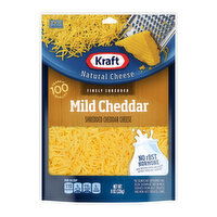 Kraft Mild Cheddar Shredded Cheese, 8 Ounce