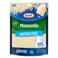 Kraft Lactose Free Mozzarella Shredded Cheese, 7 Ounce