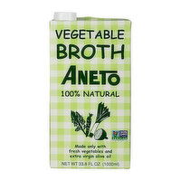 Aneto Broth Vegetable, 34 Ounce