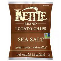 Kettle Potato Chips, Sea Salt, 1 Ounce