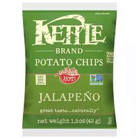 Kettle Potato Chips, Hot Jalapeno, 1 Ounce