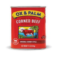 Ox & Palm Corned Beef, 11.5 Oz, 11.5 Ounce