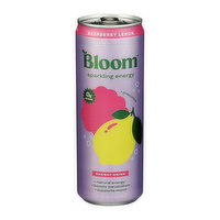 Bloom Energy Raspberry Lemon Sparkling Energy Drink 12oz, 12 Ounce