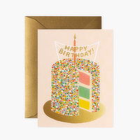 Layer Cake Birthday Card, 1 Each