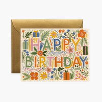 Fiesta Birthday Card, 1 Each