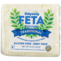 Odyssey Feta Chunk Traditional, 8 Ounce