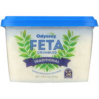 Odyssey Feta Crumbled, 6 Ounce