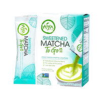 Aiya Sweetened Matcha Tea, 8 Each