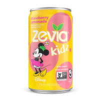 Zevia Kidz Sparkling Strawberry Lemonade (6-pack), 45 Ounce