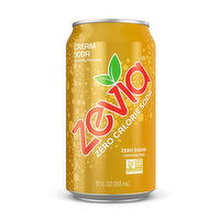 Zevia Zero Calorie Cream Soda (Single), 12 Ounce