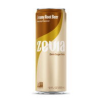 Zevia Creamy Root Beer Zero Sugar Soda (Single), 12 Ounce
