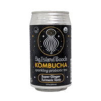 Big Island Booch Super Ginger Turmeric Can, 12 Ounce