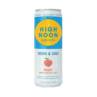 High Noon Peach (4-Pack), 1420 Millilitre