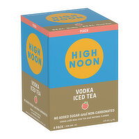 High Noon Vodka Iced Tea Peach (4-pack), 1420 Millilitre