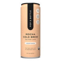 Pop & Bottle Oat Latte Cold Brew Mocha, 8 Ounce