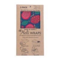 Meli Wraps Beeswax Food Wraps Dragonfruit 3pk, 1 Each