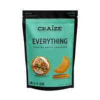 Craize Vegan Toasted Crisps Everything Flavor, 4 Ounce