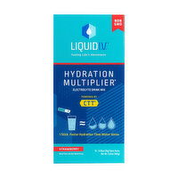 Liquid I.V. Hydration Multiplier Strawberry Electrolyte Drink Mix (10-count), 5.65 Ounce