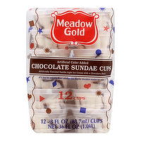 Meadow Gold Chocolate Sundae Cup, 36 Ounce