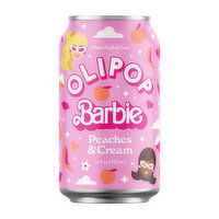 Olipop Barbie Peaches & Cream, 12 Ounce